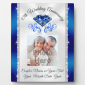 Plaque Photo Photo Custom 45 Year Wedding Anniversary Gift (Devant)