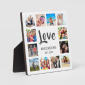 Plaque Photo Photo Custom Family Collage Personnalité de White (Recto)