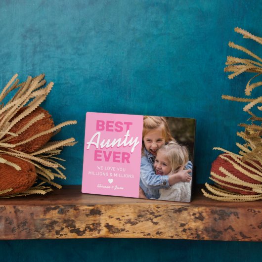 Plaque Photo Photo Cute Aunty (Côté)