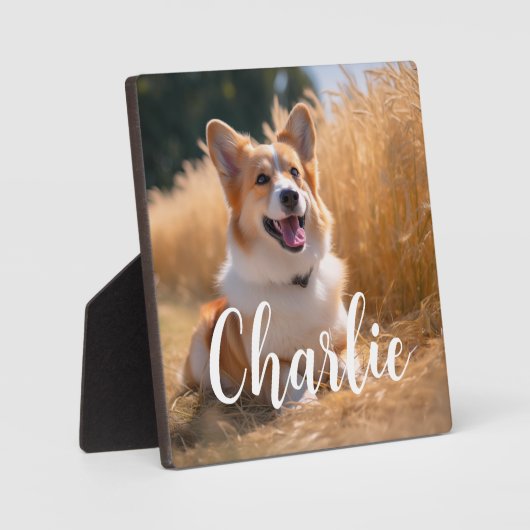 Plaque Photo Photo d'animal de compagnie personnalisée (Recto)