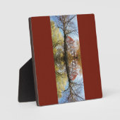 Plaque Photo Photo d'arbre mise en miroir (Recto)