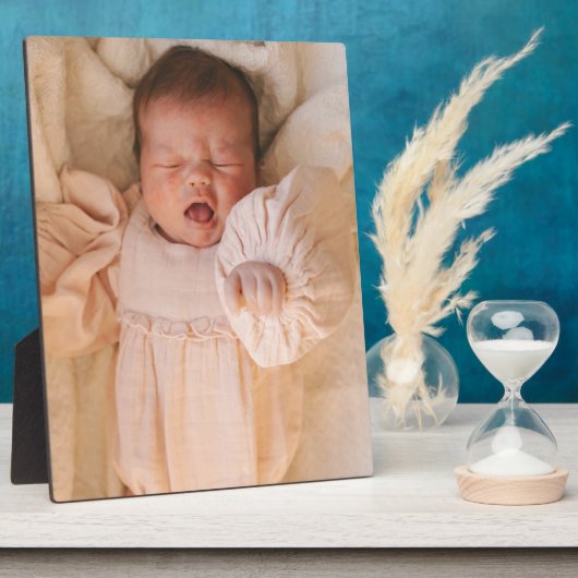 Plaque Photo Photo de bébé (Côté)