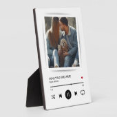 Plaque Photo Photo de couple d'artiste de chanson de musique (Côté)