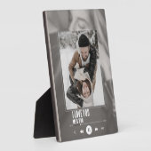 Plaque Photo Photo de couple d'artiste de chanson musicale (Côté)