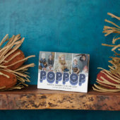 Plaque Photo Photo de Cute Poppop Grandfather (Côté)