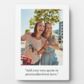 Plaque Photo Photo de devis personnalisée moderne (Devant)