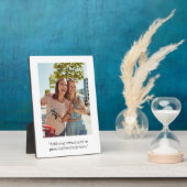 Plaque Photo Photo de devis personnalisée moderne (Côté)