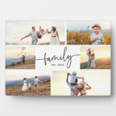 Plaque Photo Photo de famille moderne (Devant)