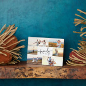 Plaque Photo Photo de famille moderne (Côté)