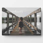 Plaque Photo Photo de famille Moderne Editorial Voyage Keepsaké (Devant)