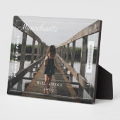 Plaque Photo Photo de famille Moderne Editorial Voyage Keepsaké (Côté)