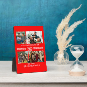 Plaque Photo Photo de famille Moderne Tendance Joyeuse et Lumin