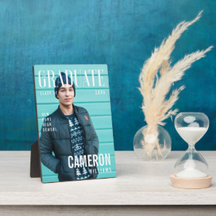 Plaque Photo Photo de graduation inspirée de la couverture du m