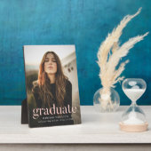 Plaque Photo Photo de graduation moderne en broyage (Côté)