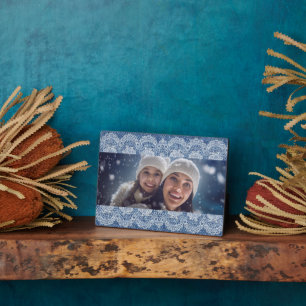 Plaque Photo Photo de la famille denim bleu dace