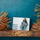 Plaque Photo Photo de la meilleure tante jamais vue (Côté)
