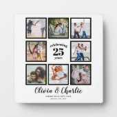 Plaque Photo Photo de l'anniversaire du Mariage Parents (Devant)