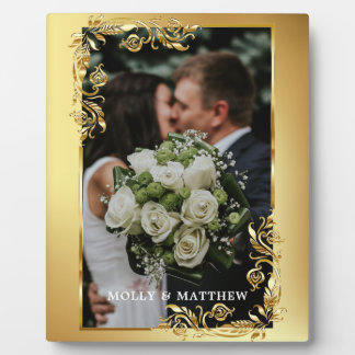 Plaque Photo Photo de mariage élégante