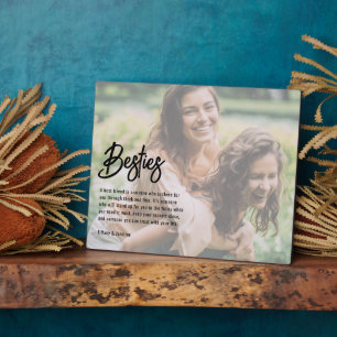 Plaque Photo Photo de meilleures amies modernes