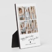 Plaque Photo Photo de modèle de superposition moderne (Côté)