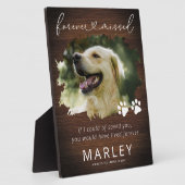 Plaque Photo Photo de souvenir de compagnie Rustique (Côté)