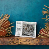 Plaque Photo Photo de sympathie pour perte d'animal de compagni (Côté)