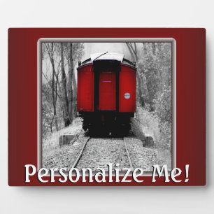 Plaque Photo Photo de train personnalisable
