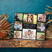 Plaque Photo Photo de World's Best Grandparents (Côté)