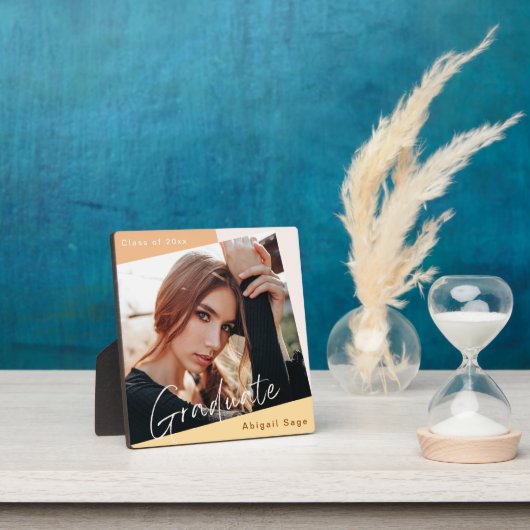 Plaque Photo Photo d'obtention du diplôme Natural Modern (Insitu)