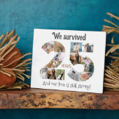 Plaque Photo Photo du 25e anniversaire de mariage (Côté)