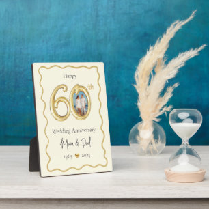 Plaque Photo Photo du 40e anniversaire de mariage des parents