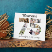 Plaque Photo Photo du 75e anniversaire de mariage (Côté)