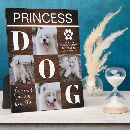 Plaque Photo Photo du Mémorial Rustique du Chien de Bois (Côté)