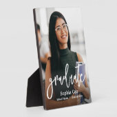 Plaque Photo Photo d'un diplômé personnalisé (Côté)