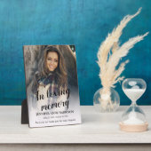 Plaque Photo Photo en Mémoire Affectueuse (Côté)