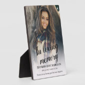 Plaque Photo Photo en mémoire aimante (Côté)