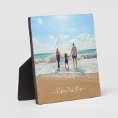 Plaque Photo Photo et texte personnalisés - Unique votre propre (Recto)