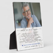 Plaque Photo Photo Florale Dépassée Jusqu'À Ce Que Nous Rencont (Côté)