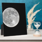 Plaque Photo Photo haute résolution Pleine lune (Côté)