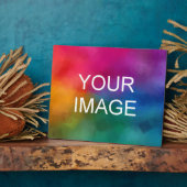 Plaque Photo Photo Logo Photo Modèle Horizontal Large (Côté)