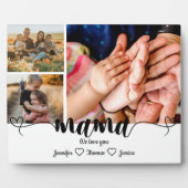Plaque Photo Photo Mama nous vous aimons (Devant)