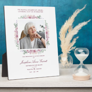 Plaque Photo Photo Mariage du Souvenir Chers Tons Rose