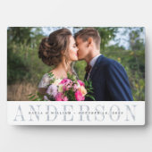 Plaque Photo Photo Mariage personnalisée (Devant)