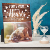 Plaque Photo Photo Mémorial d'Animal de Compagnie Rustique à Ja (Côté)