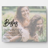 Plaque Photo Photo moderne des quartiers des meilleurs amis (Devant)