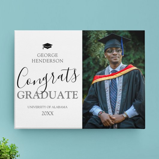 Plaque Photo Photo Moderne Graduation