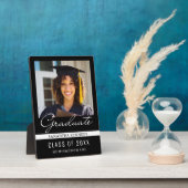 Plaque Photo Photo moderne noir et blanc 2025 (Côté)