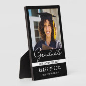 Plaque Photo Photo moderne noir et blanc 2025 (Côté)