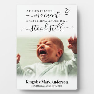 Plaque Photo Photo Nouveau bébé parent