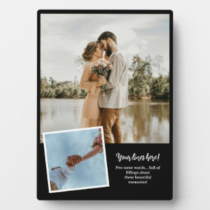 Plaque Photo Photo personnalisable pour couple ou famille